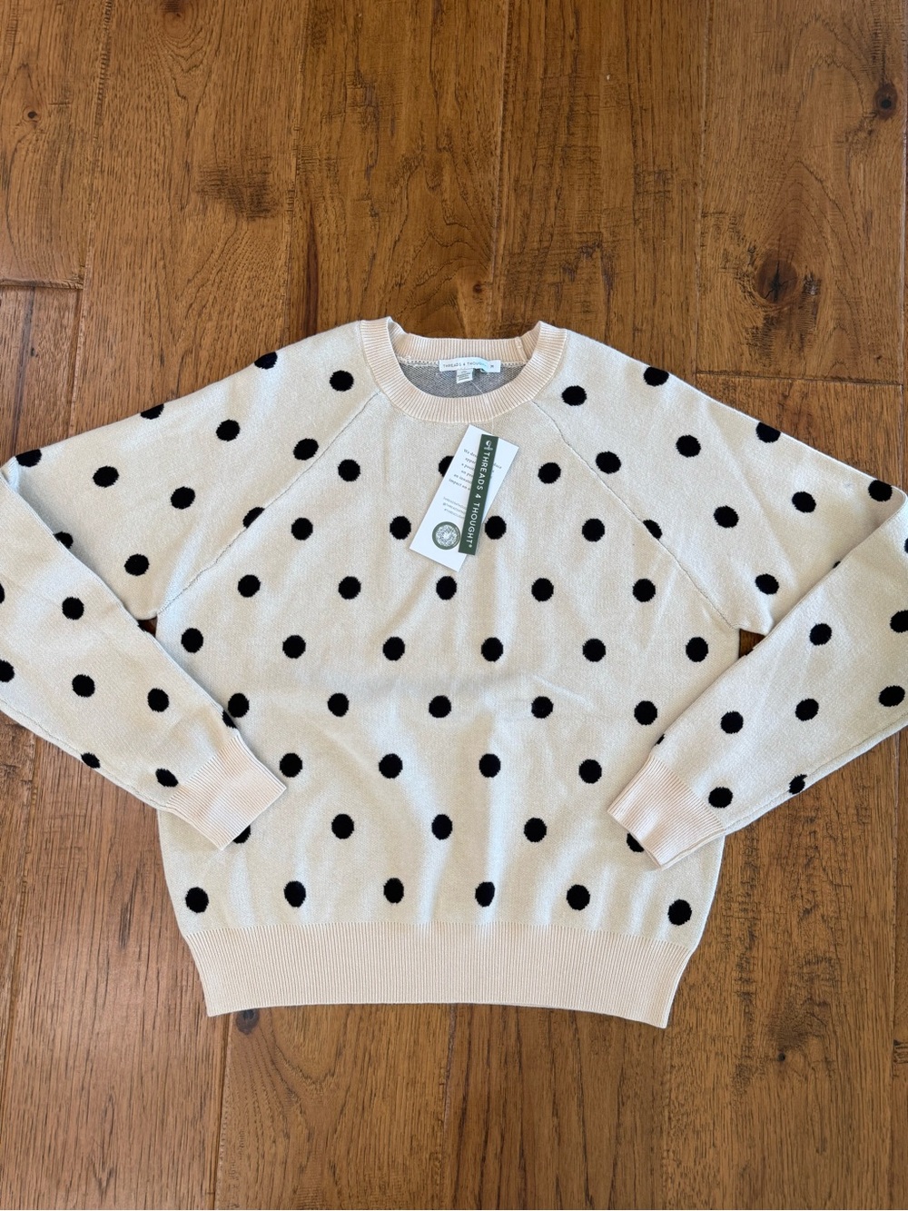 NWT - Polka Dot Sweater - Size M